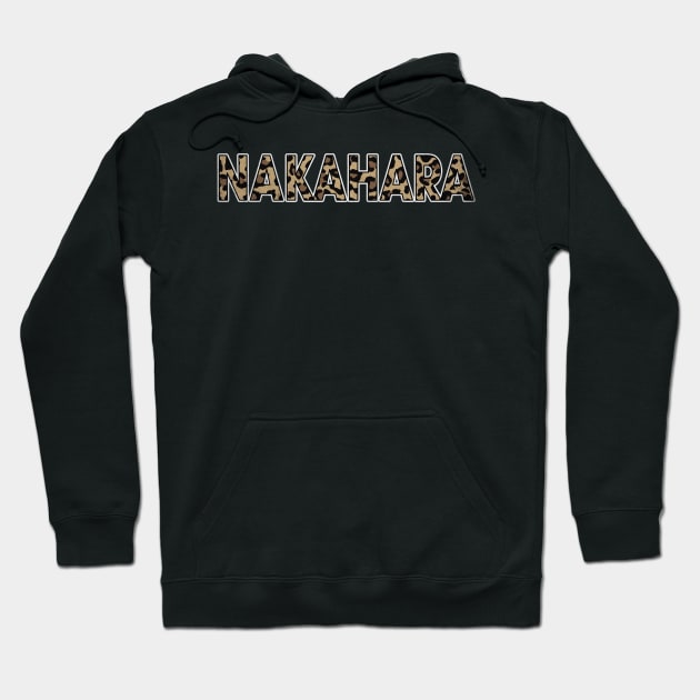 Awesome Proud Name Nakahara Pattern Retro Anime Hoodie by Amir Dorsman Tribal